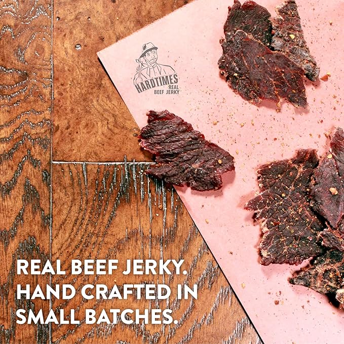 Hardtimes Handcrafted Beef Jerky - Original Flavor - 3 Pack of 2.25 oz. Bags