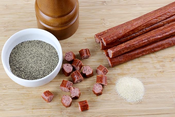Wenzel’s Farm Beef Sticks │Supports Active Lifestyles │ Flavorful Naturally Smoked │ High Protein Low Carb │ No MSG Fillers Binders Artificial Colors │ Gluten Free | 32 sticks (16 packs of 2)