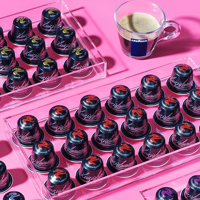 Lavazza Espresso Variety Pack of Aluminum Capsules Compatible with Nespresso* Original Machines Contains Light Medium and Dark Espresso Roast (60 Capsules)
