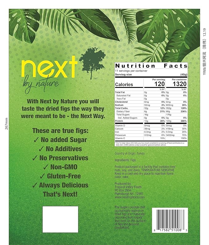 Next Organics Organic Dried Fruit Mango/Coconut/Figs 16 Ounce