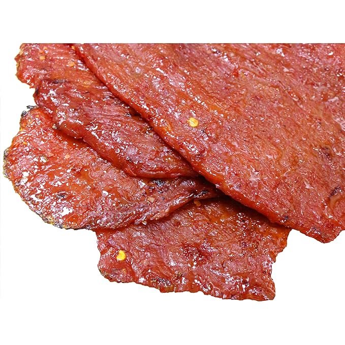 VP#5 ALL BEEF JERKY - MIXED FLAVORS (Original Spicy Black Pepper Beff each 4oz) *Fresh Grilled to Order *Shipped the Same Day *L.A. Times Handmade Gift Winner