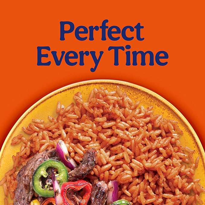 BEN'S ORIGINAL Ready Rice Spicy Mexican Style Flavored Rice Easy Dinner Side 8.5 oz Pouch (Pack of 12)