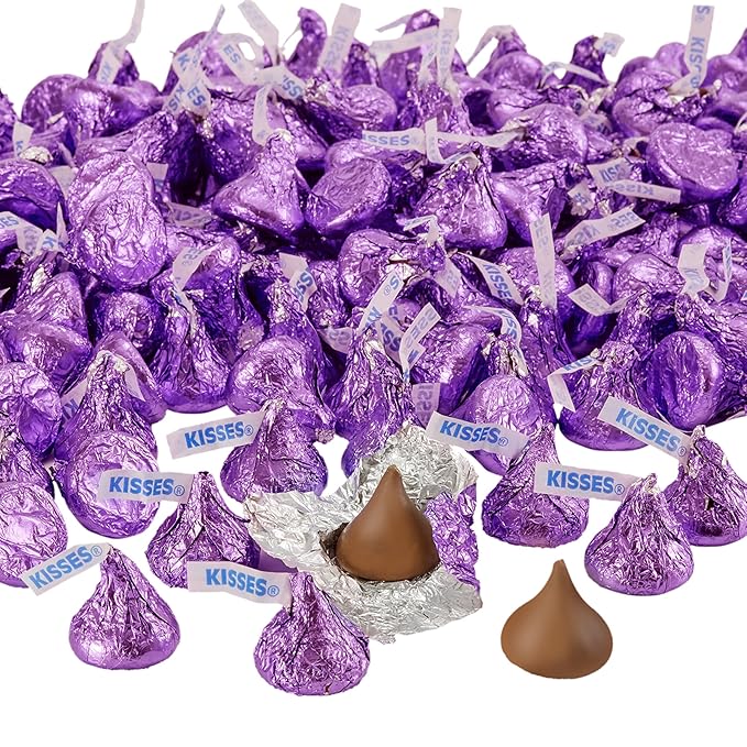 HERSHEY'S KISSES Milk Chocolate Candy Bulk Bag 60 oz