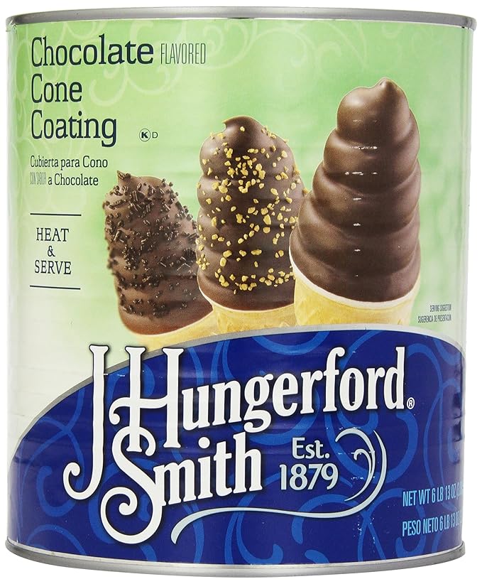 J. Hungerford Smith Cone Coating Chocolate 6 Pound and 13 Ounce Tin