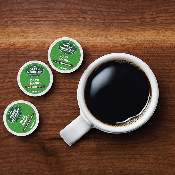 Green Mountain Coffee Dark Magic single serve K-Cup pods for Keurig brewers 24 Count (Pack of 2)