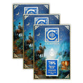 Cacaoteca Intense 78% Dark Chocolate 3 Pack - Dominican Chocolate - Bean-to-Bar Direct Sourced - Soy-Free Gluten-Free Vegan - Bundle