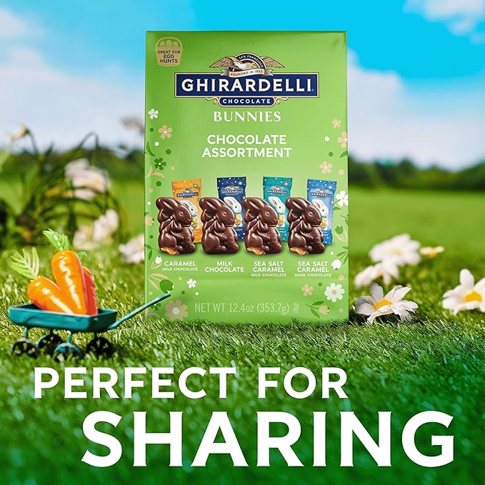 GHIRARDELLI Bunnies Chocolate Assortment 15.2 Oz bag