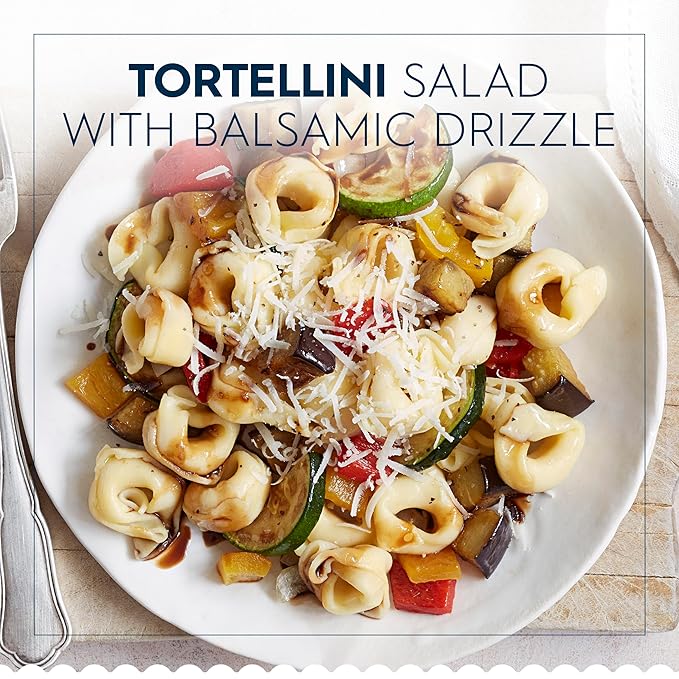 BARILLA Three Cheese Tortellini Pasta 12 oz. Bag (Pack of 8) - 6 Servings Per Bag - Pantry Friendly Dried Tortellini - Made with Non-GMO Ingredients