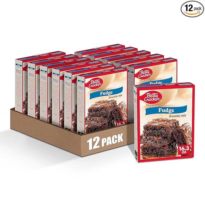 Betty Crocker Favorites Fudge Brownie Mix 16.3 oz (Pack of 12)