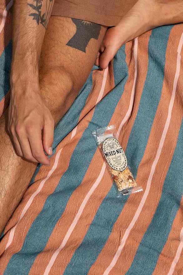 South 40 Snacks Mixed Nut Bar Just 7 Ingredients Touch of Honey (40g Bar Pack of 12)