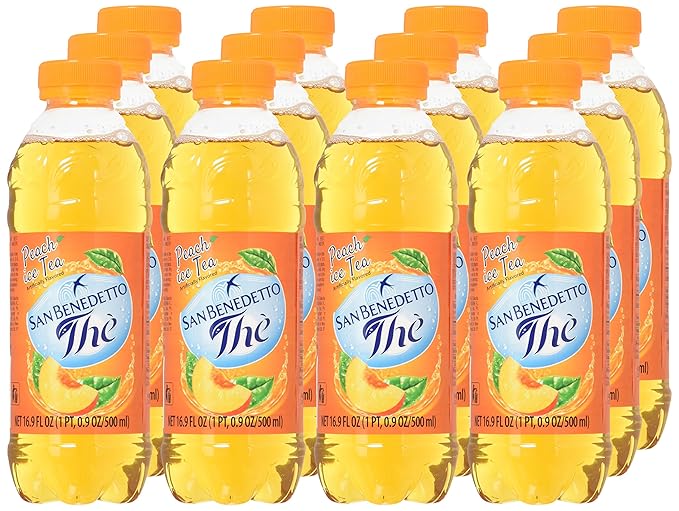 San Benedetto Iced Tea Peach 12 Count