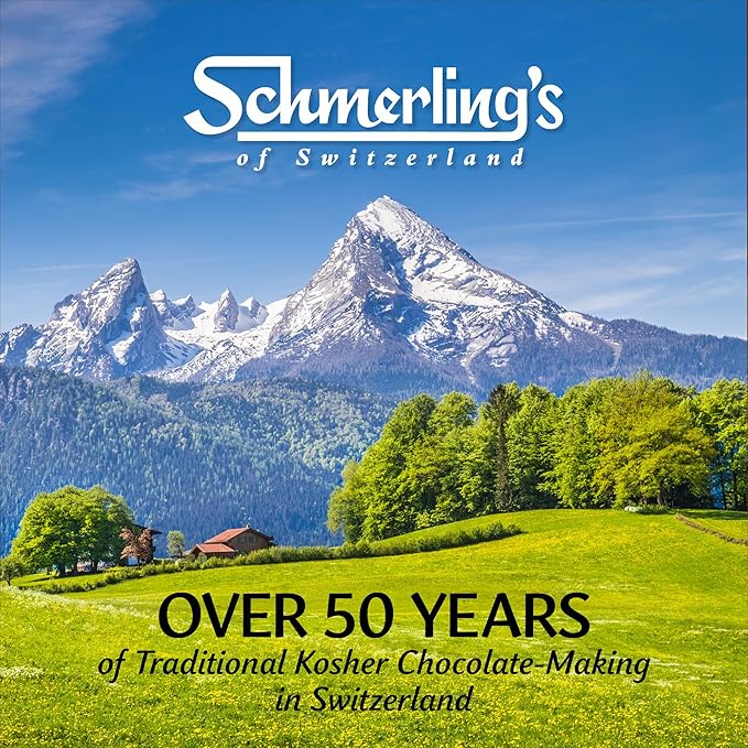 Schmerling's Minor Premium Swiss Chocolate Bars - Crunchy Milk Chocolate Candy Bars with Roasted Hazelnuts - GMO-Free Kosher for Passover OU - 22g Each - Bulk (Pack of 30)