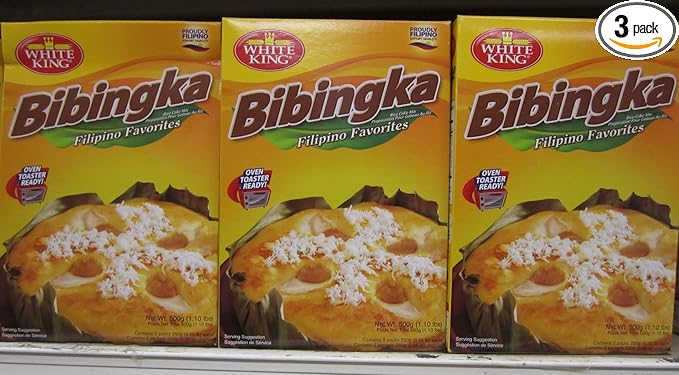 White King Bibingka Rice Cake or Bibingka Mix Pack of 3