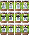 Once Again Organic Crunchy Almond Butter 16oz - Roasted - Salt Free Unsweetened - USDA Organic Gluten Free Certified Peanut Free Vegan Kosher Paleo - Glass Jar - Case of 12