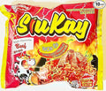 Spicy Instant Noodles Artificially Beef Flavor Wok Style 4.2 Oz 10 Packs