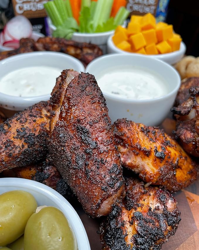 Char Crust Dry-Rub Seasonings Southwest Chipotle | All-in-one seasonings | Perfect for Chicken Fish Burgers Steak Wings | Signature Crust that Seals in the Juices 20 Ounce Chef Shaker Jar (Pack o