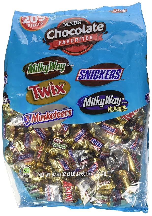 Mars Choc Favorites Mini Chocolate Candies (Net Wt 62.60 Oz) ()