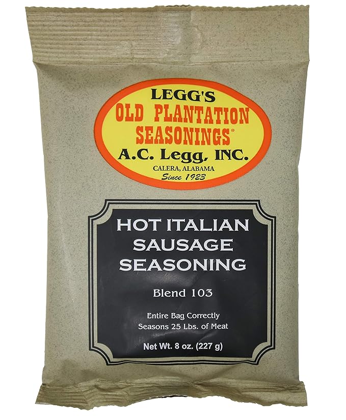 A.C. Legg Hot Italian Sausage Seasoning - PACK OF 4