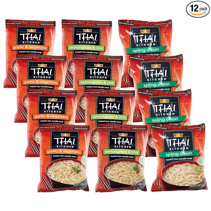 Thai Kitchen Instant Rice Noodle Soup Variety Pack 19.2 oz