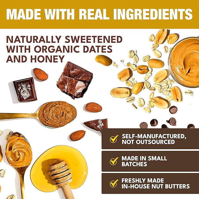 KiZE Energy Bars - Chocolate Lovers Variety Pack - 20-Count - Gluten Free Dairy Free Options Non-GMO and High Protein Meal Replacement Energy Bars Clean and Simple Food Ingredients - 7-10g High Pr