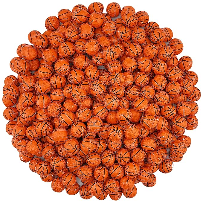 FirstChoiceCandy Milk Chocolate Foil Wrapped Balls (Basket Balls 5 Pound)