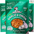 MaeMai Chili Crisp (MILD Spice) - Premium Onion &amp Garlic Flakes - Crispy All-Purpose Seasoning Topper | Keto vegan gluten-free. Crunchy condiment for ramen add ons rice seasoning salads | 9.5
