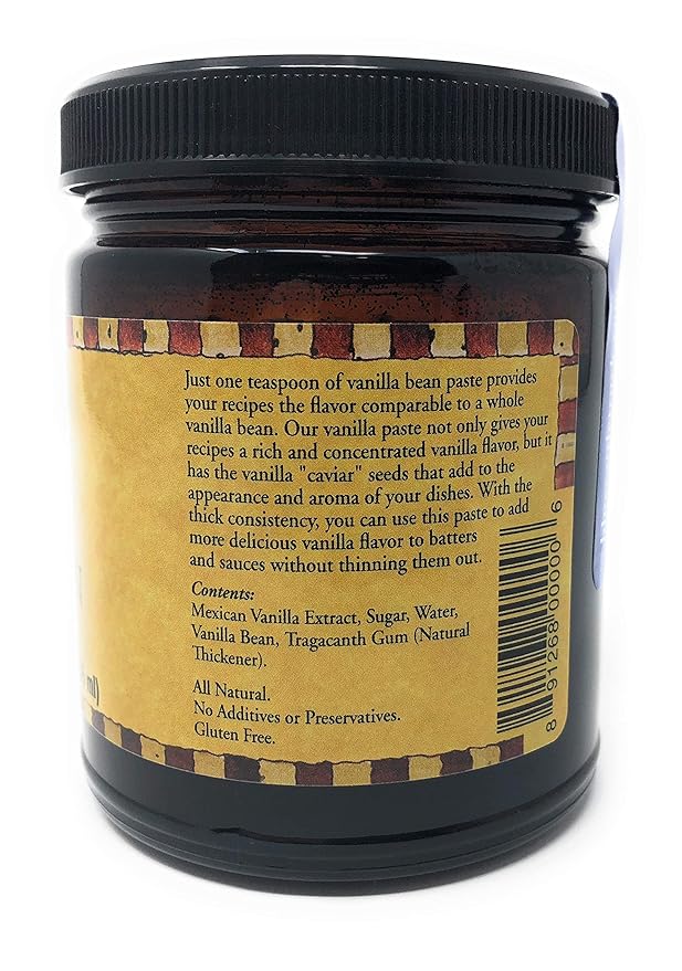 Blue Cattle Truck Trading Co. Gourmet Mexican Vanilla Bean Paste 8 Ounce (Measured by Weight)