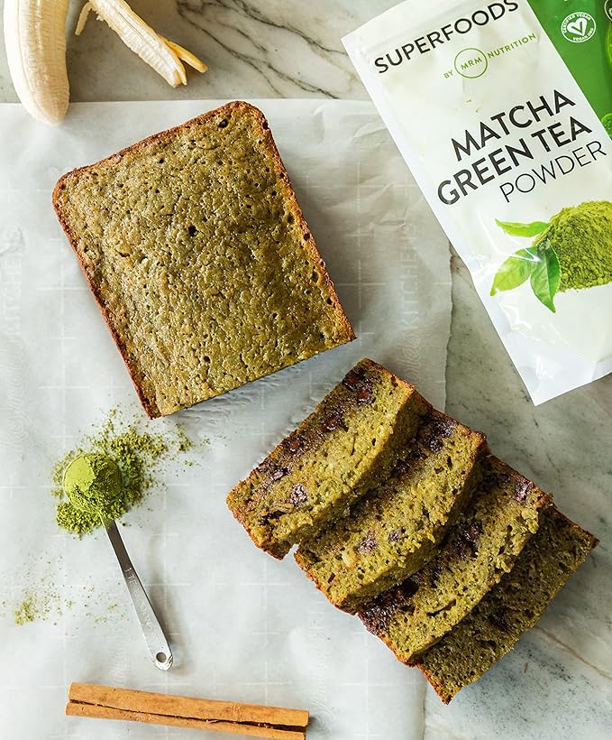 MRM Nutrition Superfoods Matcha Green Tea Powder - Grown In Japan Superfood Powder for Matcha Lattes Smoothies &amp Baking -Vegan Gluten-Free and Non-GMO verified - 42 Servings