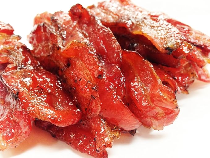 Singapore Street Food Fire-Grilled Bacon Jerky (Original Flavor 12oz) *Fresh Grilled to Order *Shipped the Same Day *L.A. Times Handmade Gift Winner