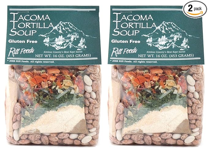 Rill Foods Tacoma Tortilla Bean Soup Mix 16 oz each (2-Pack)