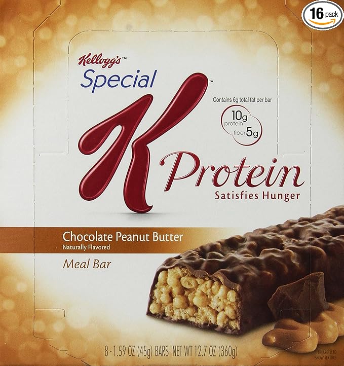 Special K Protein Bar Chocolate Peanut Butter 1.59-Ounce Packages (Pack of 16)
