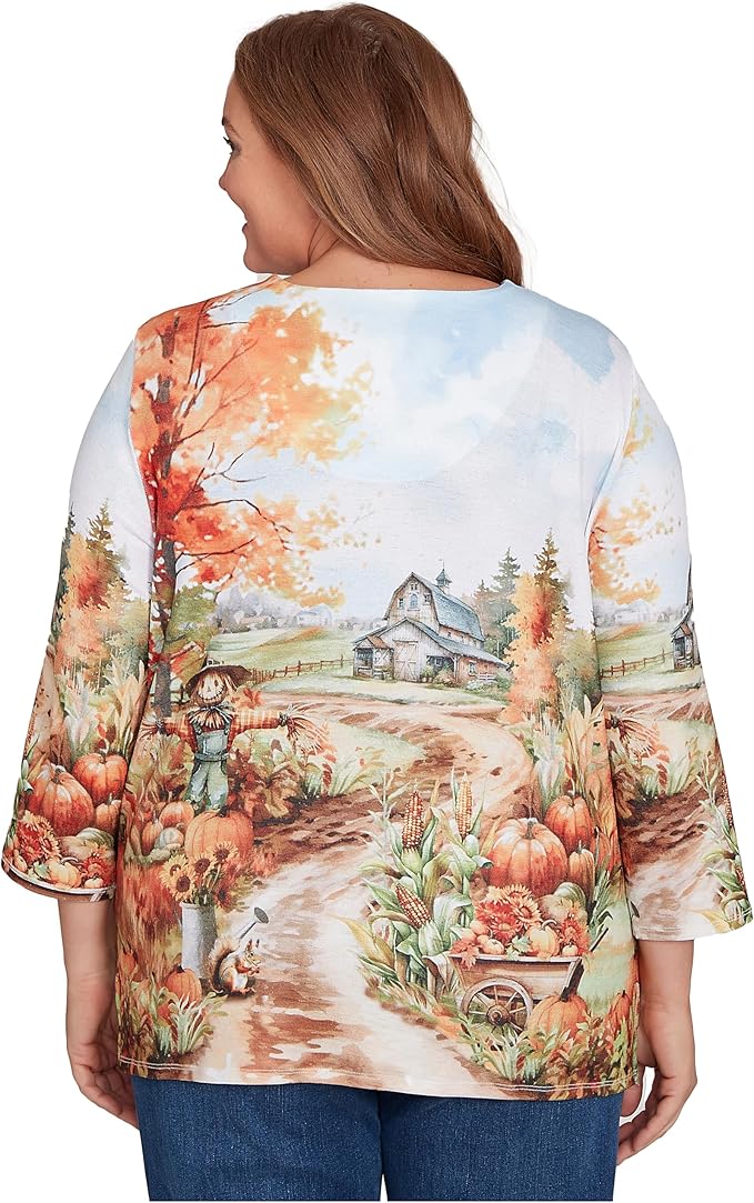Farm Landscape Harvest Top