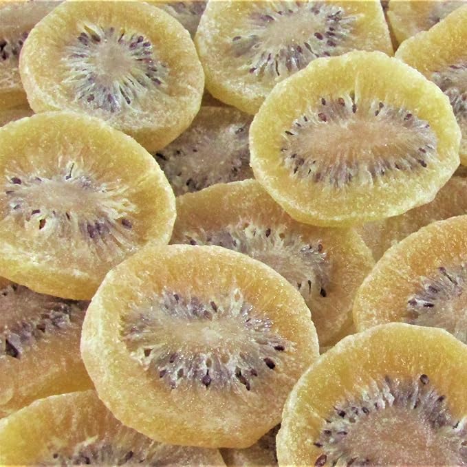 Dried Kiwi Slices by Its Delish 2 lbs Bulk | Low Sugar - No Color Added - Sweet Dried Kiwi Fruit