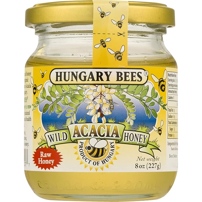 HUNGARY BEES Wild Acacia Honey 8.8 OZ