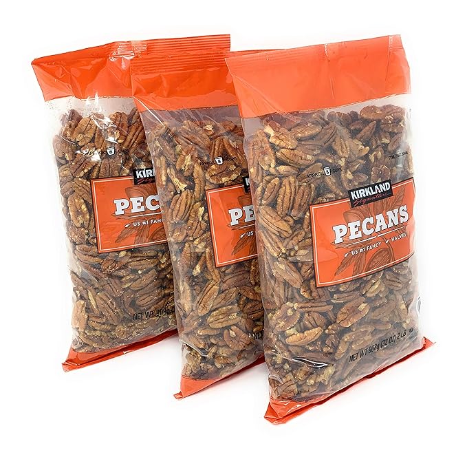 Kirkland Signature Pecan Halves 2 Pound (3 Pack)