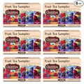 Celestial Seasonings Fruit Tea Sampler Herbal Variety Pack Caffeine Free 18 Tea Bags Box (Pack of 6)