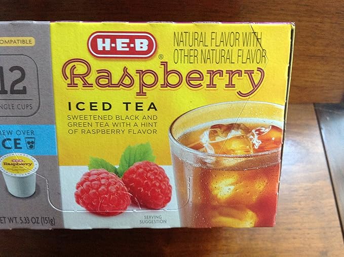 H.E.B Variety Iced Tea (Half and Half Iced Tea &amp Lemonade Raspberry Iced Tea Lemon Iced Tea Peach Iced Tea) 48 counts
