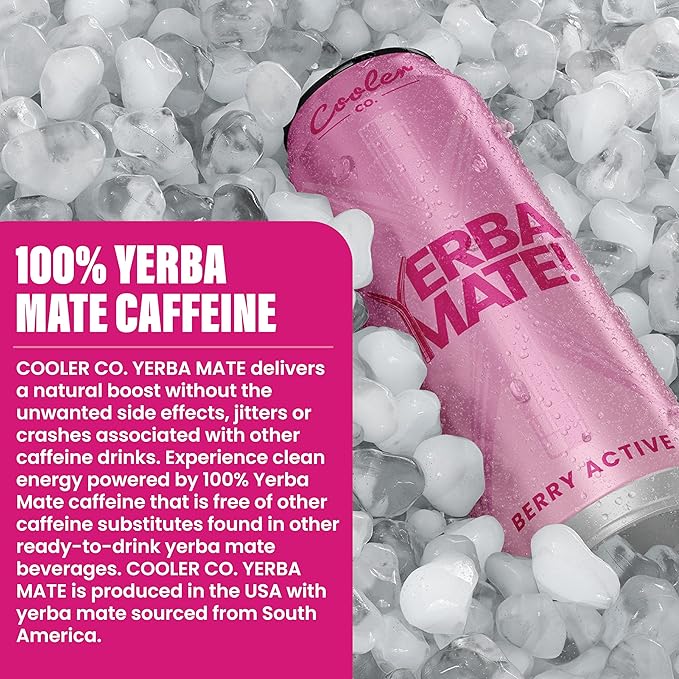 COOLER CO 12 PACK YERBA MATE (12 Pack Berry Active)