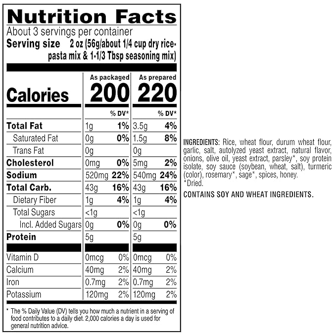 Near East Rice Pilaf Mix Roasted Chicken &amp Garlic 6.3oz Boxes (12 Pack)