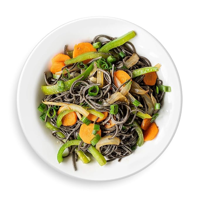 The Only Bean - Organic Black Bean Spaghetti Pasta - High Protein Keto Friendly Gluten-Free Vegan Non-GMO Kosher Low Carb Plant-Based Bean Noodles - 8 oz (6 Pack)