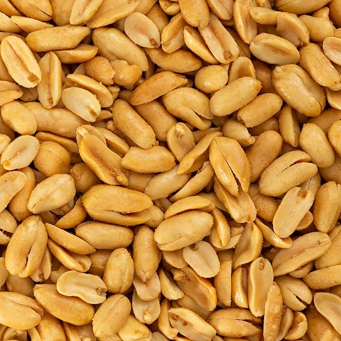 Belmont Peanuts Gourmet Sea-Salted Virginia Peanuts 38 oz (1 Pack) – Only 3 Simple Ingredients No Preservatives 7g Protein – A Premium Salty Crunchy Hand Seasoned Snack