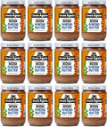 Once Again Natural Crunchy Almond Butter 16oz - Roasted - Salt Free Unsweetened - Gluten Free Certified Peanut Free Vegan Kosher Paleo - Glass Jar - Case of 12