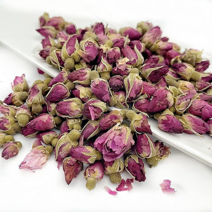 Greenlike Natural Dried Rosebud Flower Rose Bug tea 16oz Rose tea 玫瑰花 玫瑰花茶