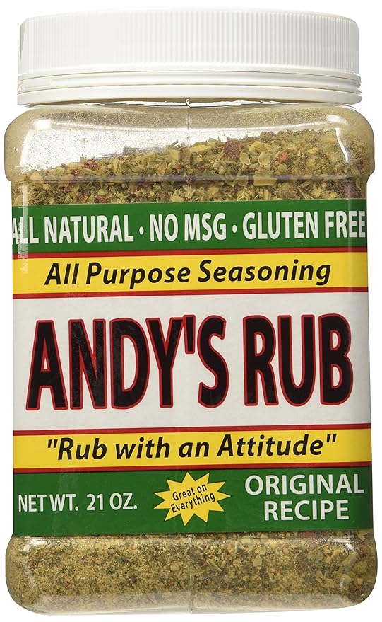 Andy's Rub an All Natural Rub with Attitude 21 oz.
