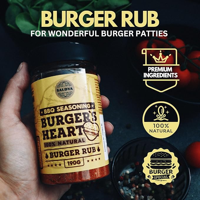Gourmet Selection of Premium BBQ Seasonings - Holy Cow Angel’s Wings Smoky Pig Tandoori Rajah Burger's Heart &amp Blonde Mermaid BBQ Rubs | Pack of 6 | 100% Natural | Great Spices Gift For Foodie