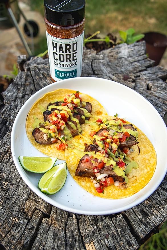 Hardcore Carnivore Tex Mex: Taco Fajita and Grilling Seasoning (48 oz Mega Pack) Texas-Made Spice Blend for Chicken Beef and More