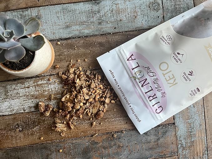 Low Sugar Low Carb Granola Cereal | Let's Peanut Butter Party 5 Lbs | Nutty Girl Keto Girlnola®
