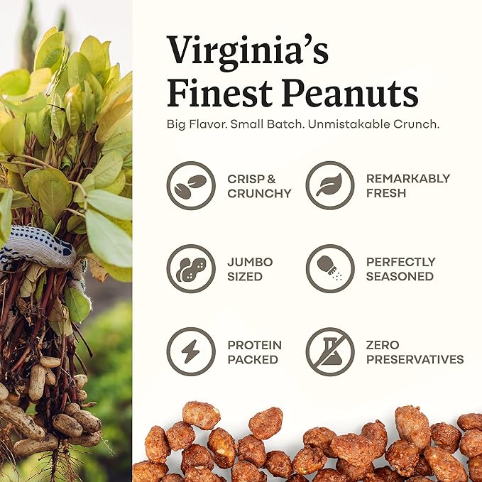 Belmont Peanuts Gourmet Lightly Sea-Salted Almonds 18 oz (1 Pack) – Only 3 Simple Ingredients No Preservatives – A Premium Salty Crunchy Hand Seasoned Nutty Snack