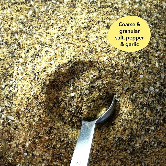 Spiceology – Salt Pepper Garlic (SPG) Seasoning – Premium Spice Blend for Beef Pork Poultry &amp Veggies – Ideal as Steak Rub BBQ Seasoning &amp All-Purpose Meat Rub – 82 oz