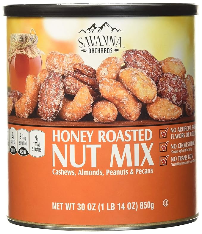Savanna Orchards Gourmet Honey Roasted Nut Mix 30 Oz (na)